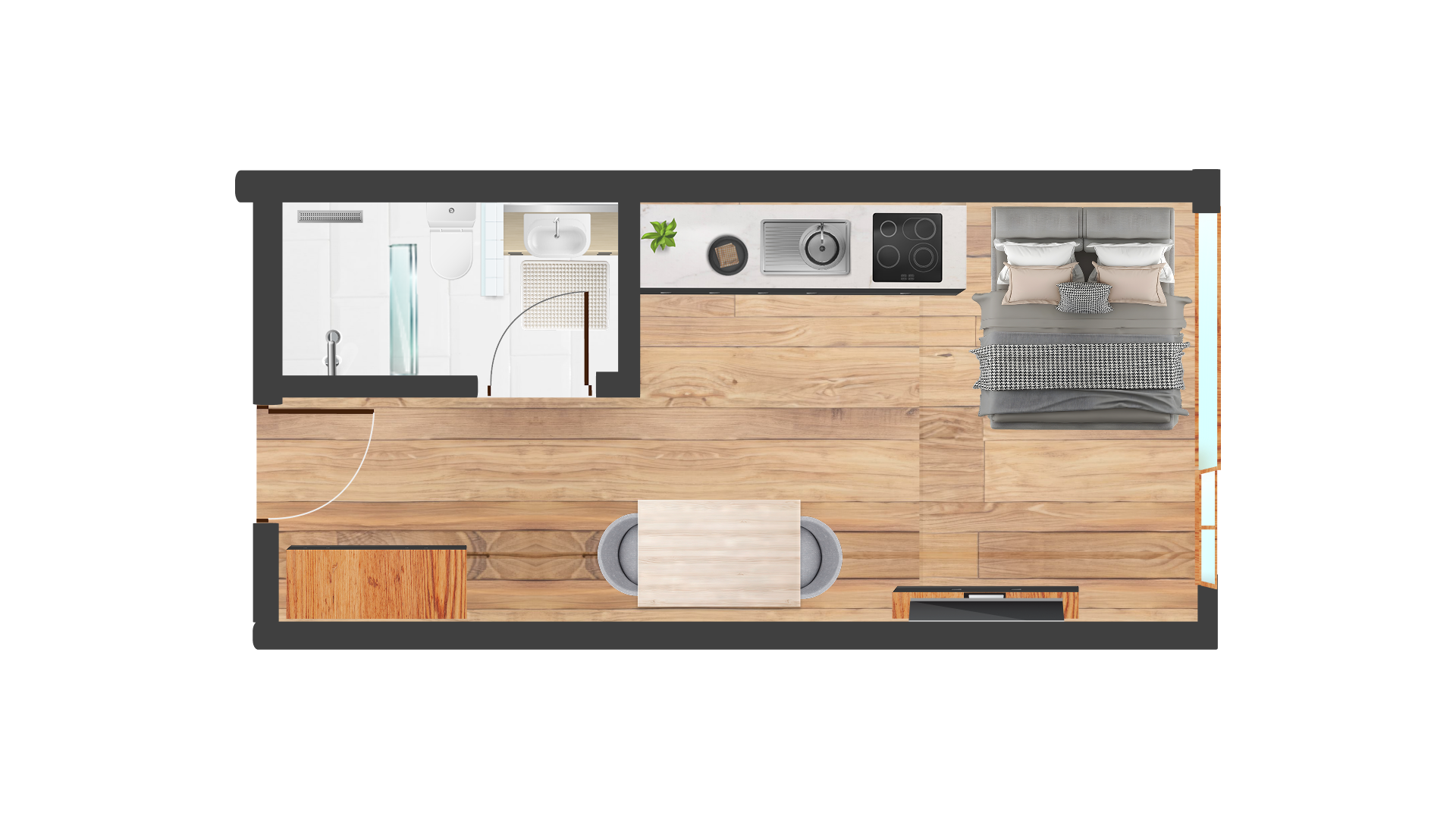 Ihr Hotelstudio 009 im Dom4545