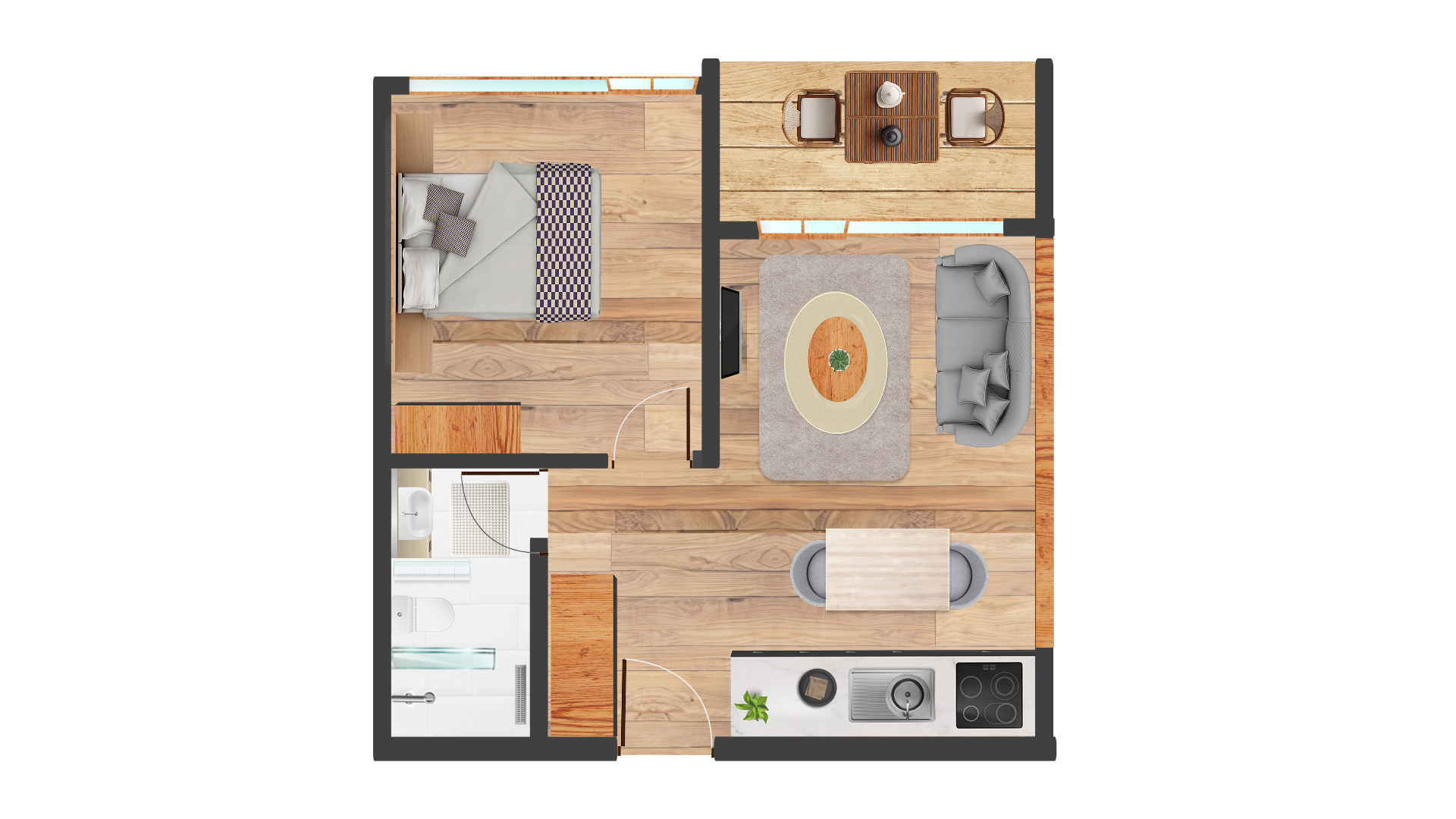 Ihre Hotelsuite –106 / –107 im Dom4545