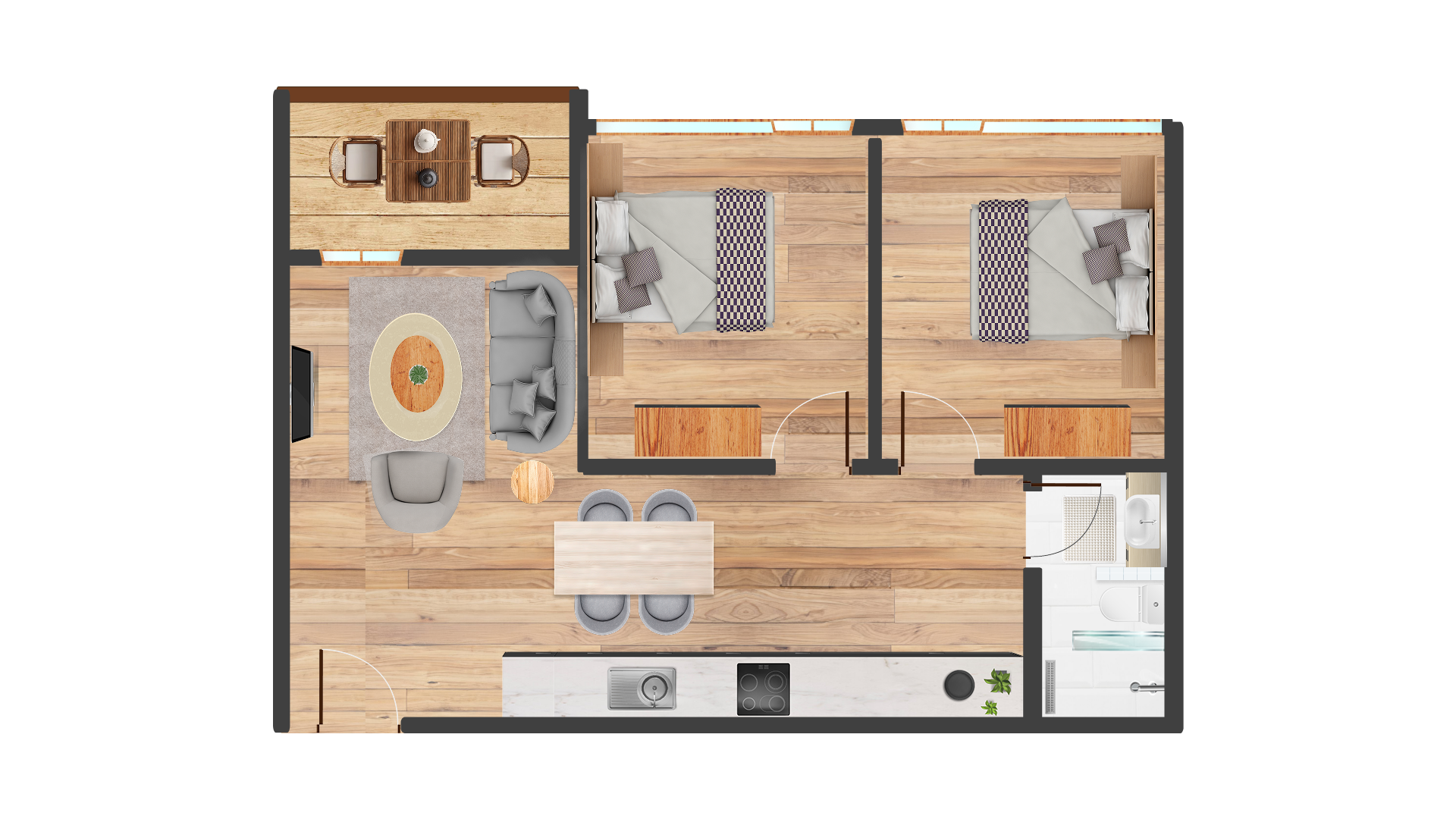 Ihre Hotelsuite -204 im Dom4545