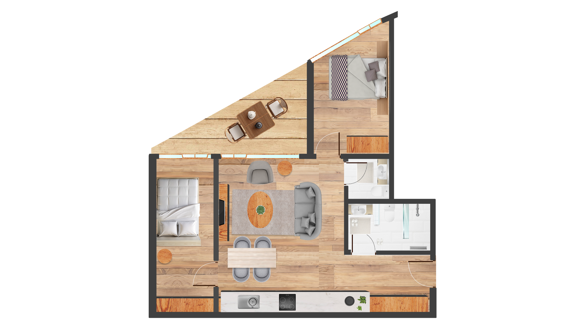 Ihre Hotelsuite 205 im Dom4545