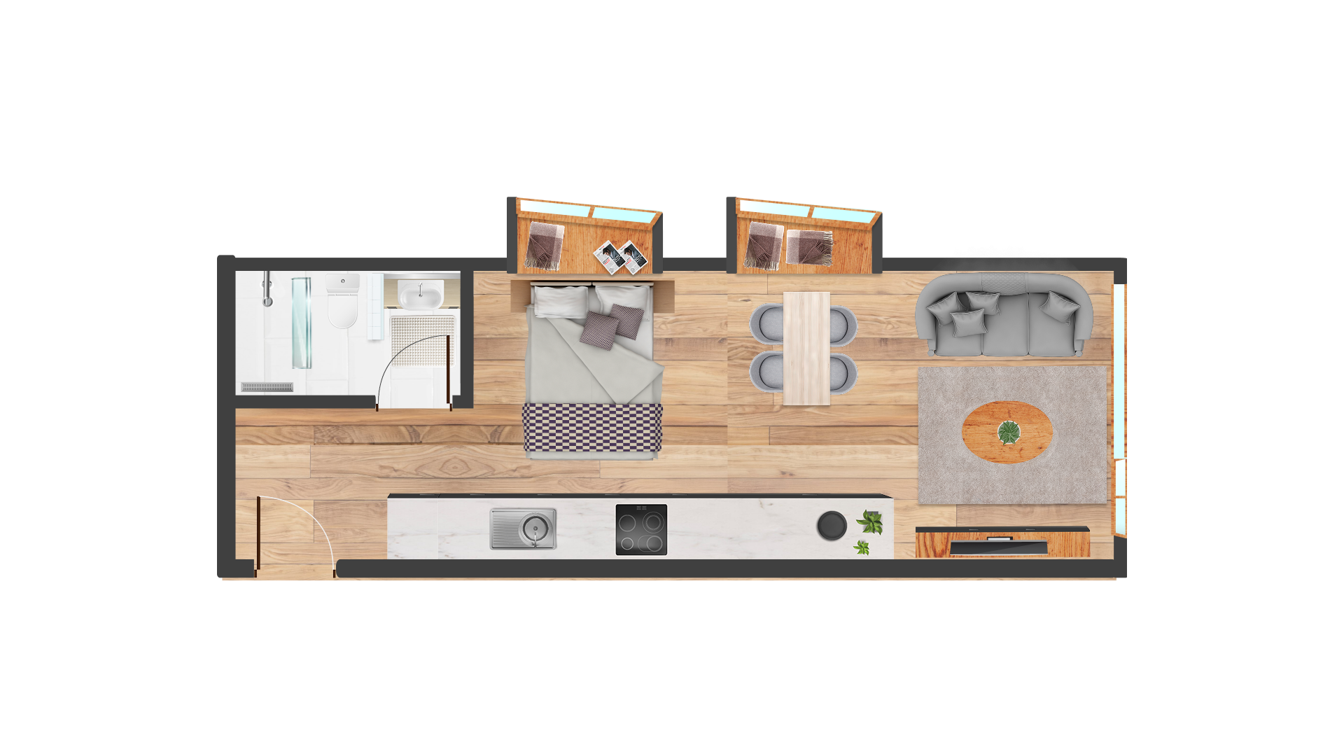 Ihr Hotelstudio 208 im Dom4545